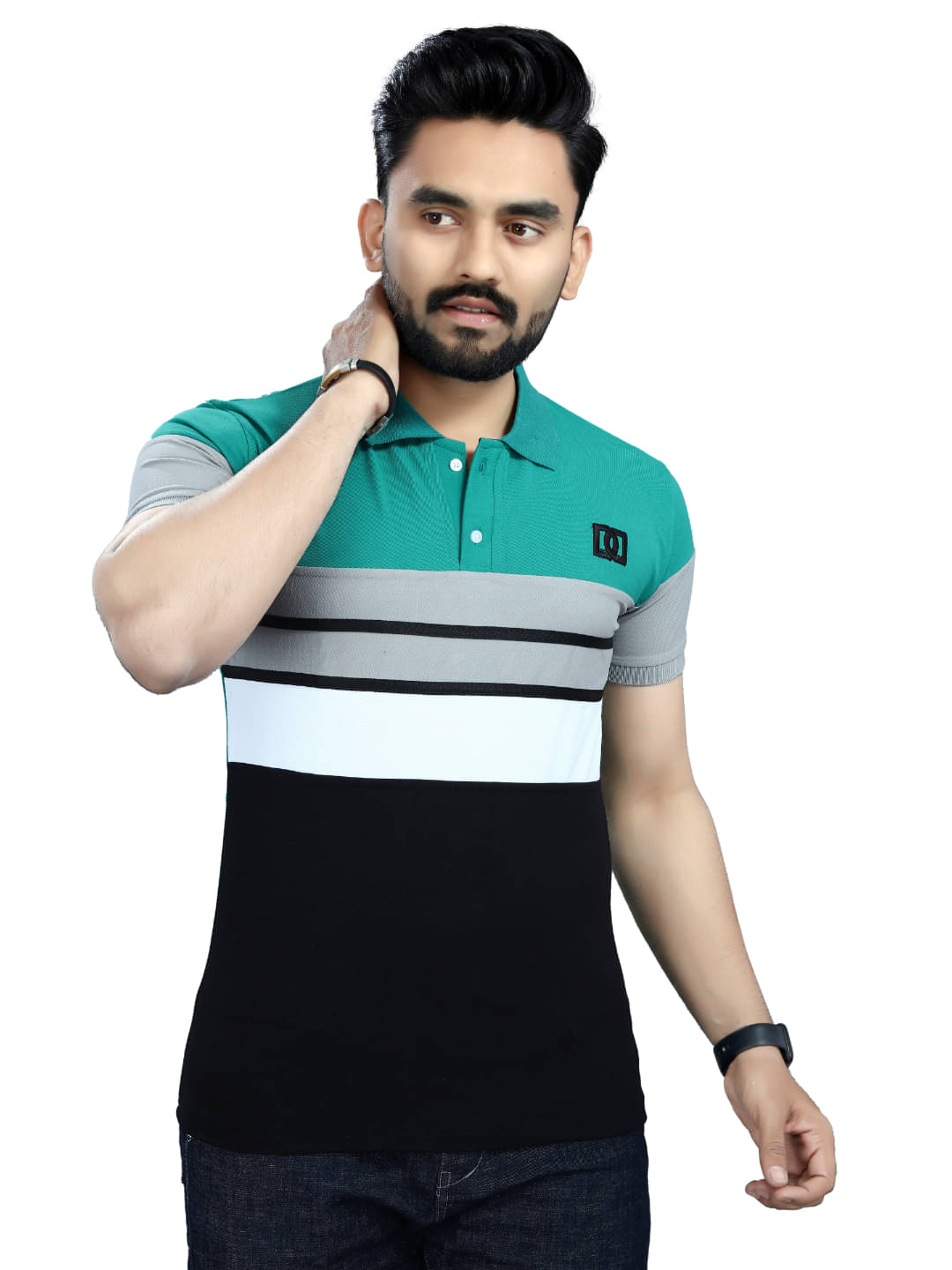 Shree Sai Enterprise Men Cotton Regular Fit Solid Polo T Shirt ( Dark Green ) Shree Sai Enterprise Men Cotton Regular Fit Solid Polo T Shirt ( Dark Green )