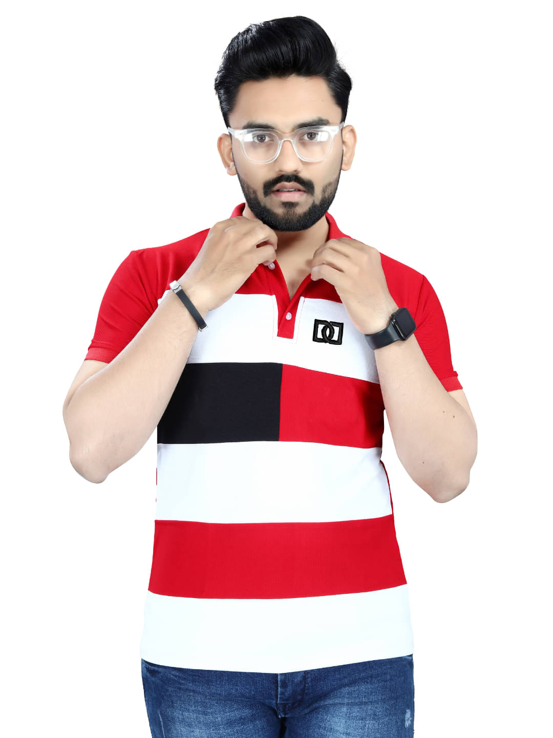 Shree Sai Enterprise Men Cotton Regular Fit Solid Polo T Shirt ( Red ) Shree Sai Enterprise Men Cotton Regular Fit Solid Polo T Shirt ( Red )