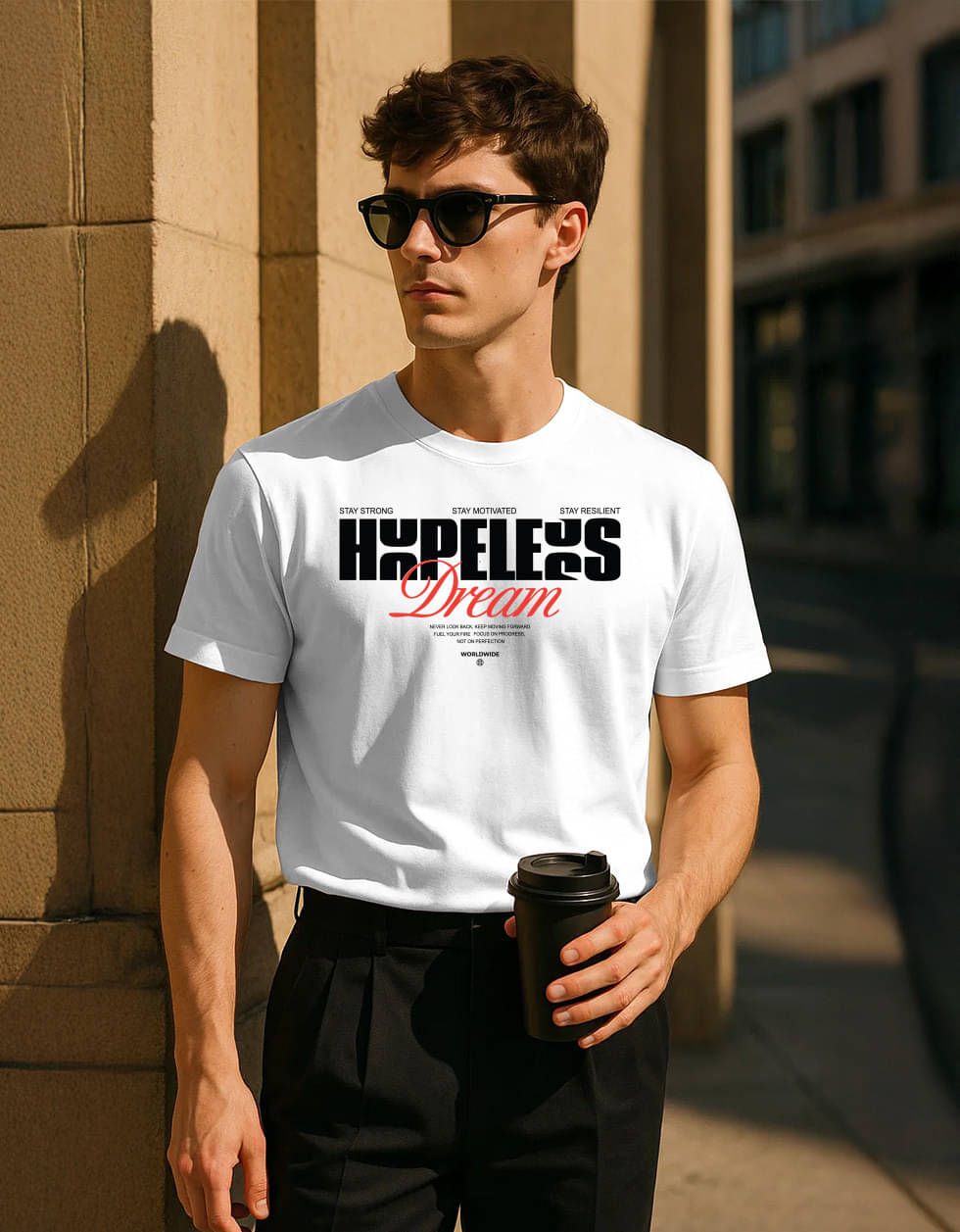 Veirdo Men Cotton Regular Fit Printed T-Shirt ( White ) Veirdo Men Cotton Regular Fit Printed T-Shirt ( White )