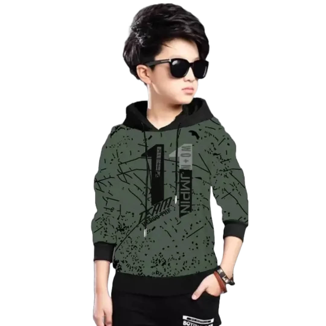     			Volex Pack of 1 Boys & Girls Cotton T-Shirt ( Olive Green )
