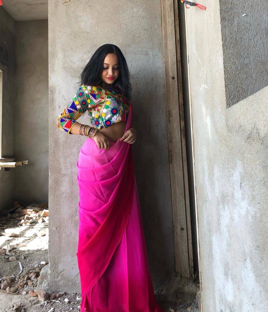 ANAND SAREES Georgette Dyed Kasavu Saree With Unstitched Blouse Piece ( Pink ) ANAND SAREES Georgette Dyed Kasavu Saree With Unstitched Blouse Piece ( Pink )