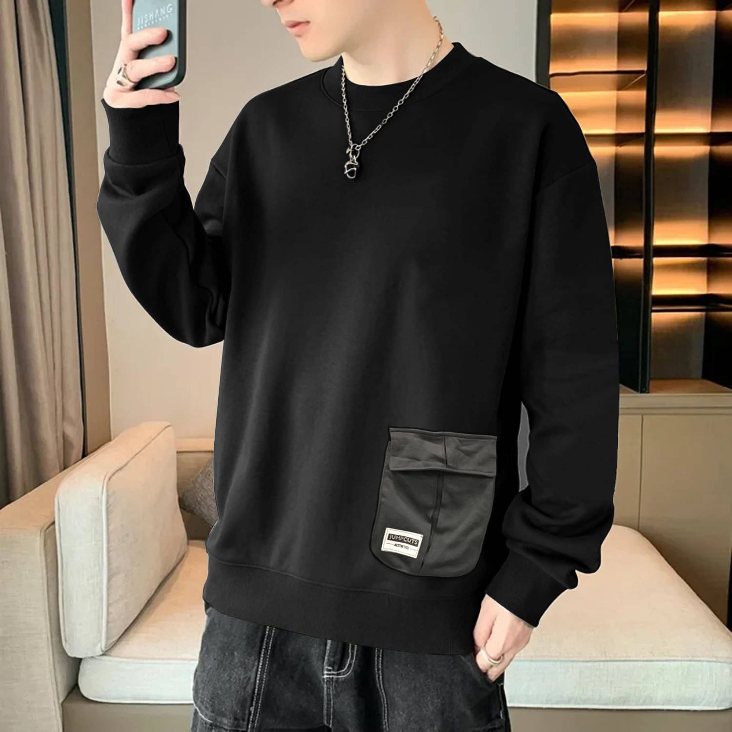 Maniac Men Cotton Blend Oversized Fit Solid T-Shirt ( Grey ) Maniac Men Cotton Blend Oversized Fit Solid T-Shirt ( Grey )