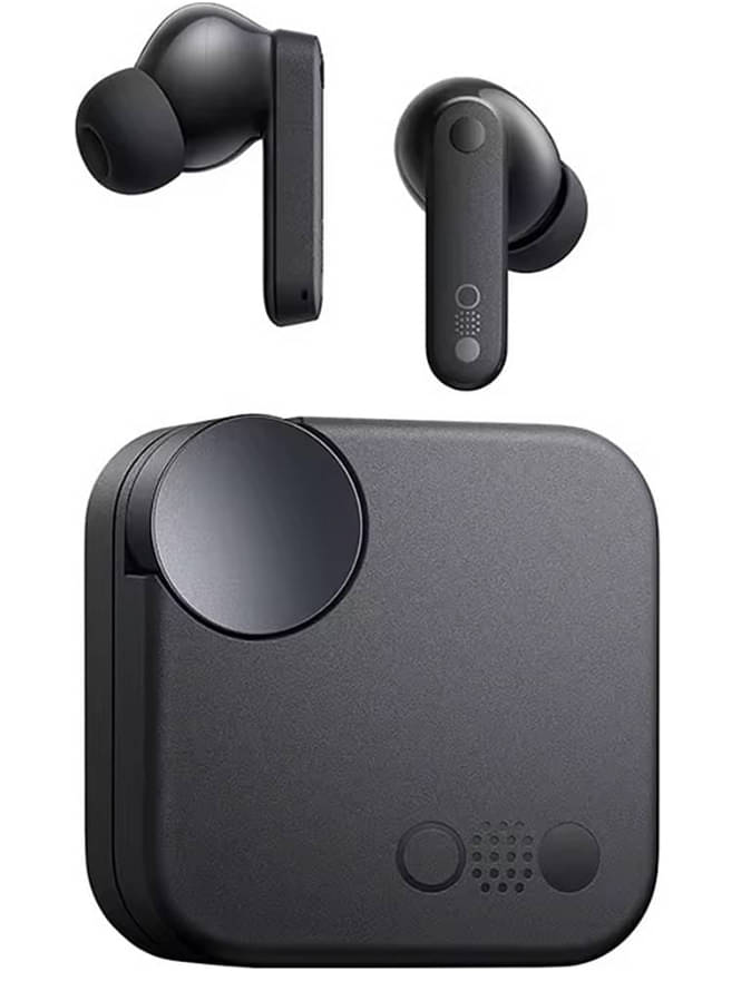    			Neo SQUARE Bluetooth True Wireless (TWS) On Ear 30 Hours Playback Active Noise cancellation IPX4(Splash & Sweat Proof)