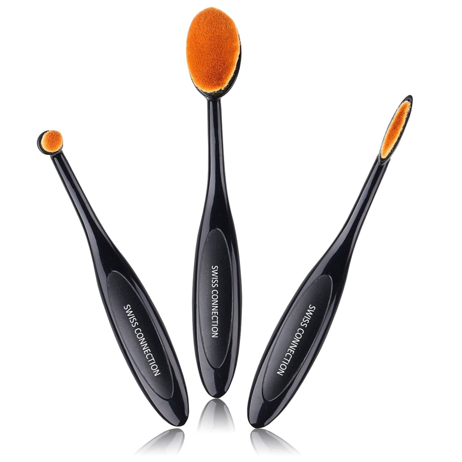 Swiss Connection Synthetic Foundation Brush 3 Pcs 150 g Swiss Connection Synthetic Foundation Brush 3 Pcs 150 g