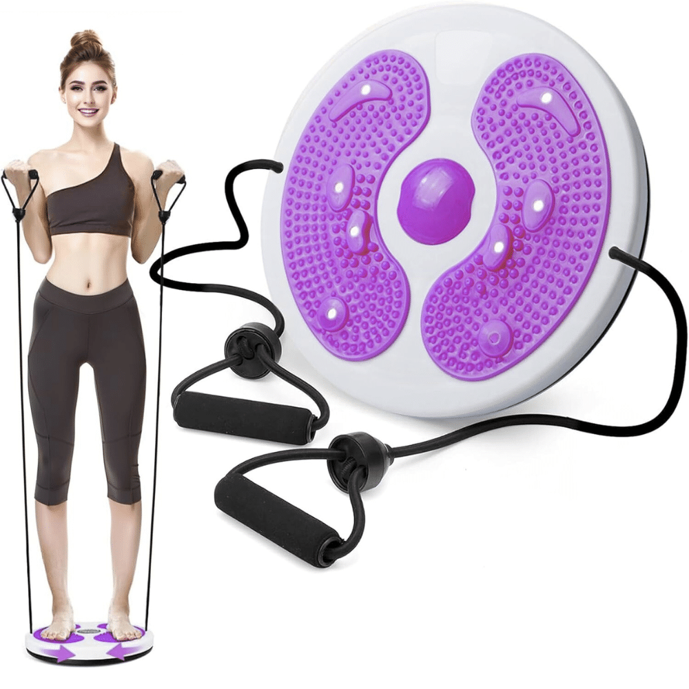 Waist Twister with Resistance Tube – Ab Exerciser for Fitness & Weight Loss Waist Twister with Resistance Tube – Ab Exerciser for Fitness & Weight Loss