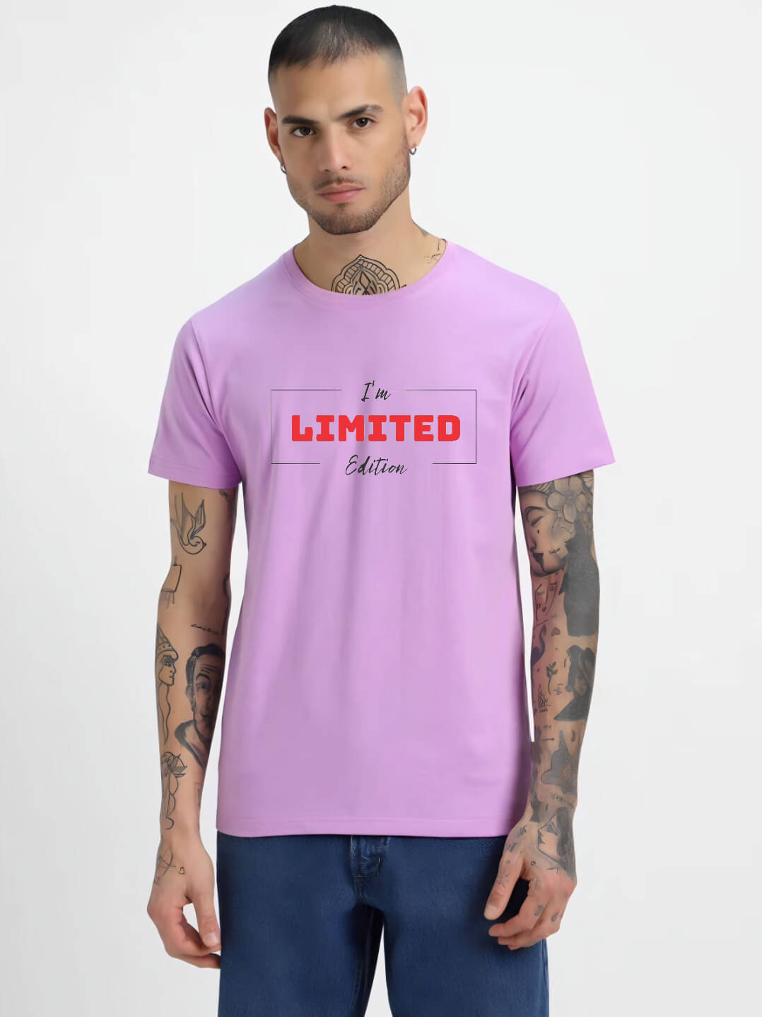hesha Men Cotton Regular Fit Printed T-Shirt ( Purple ) hesha Men Cotton Regular Fit Printed T-Shirt ( Purple )