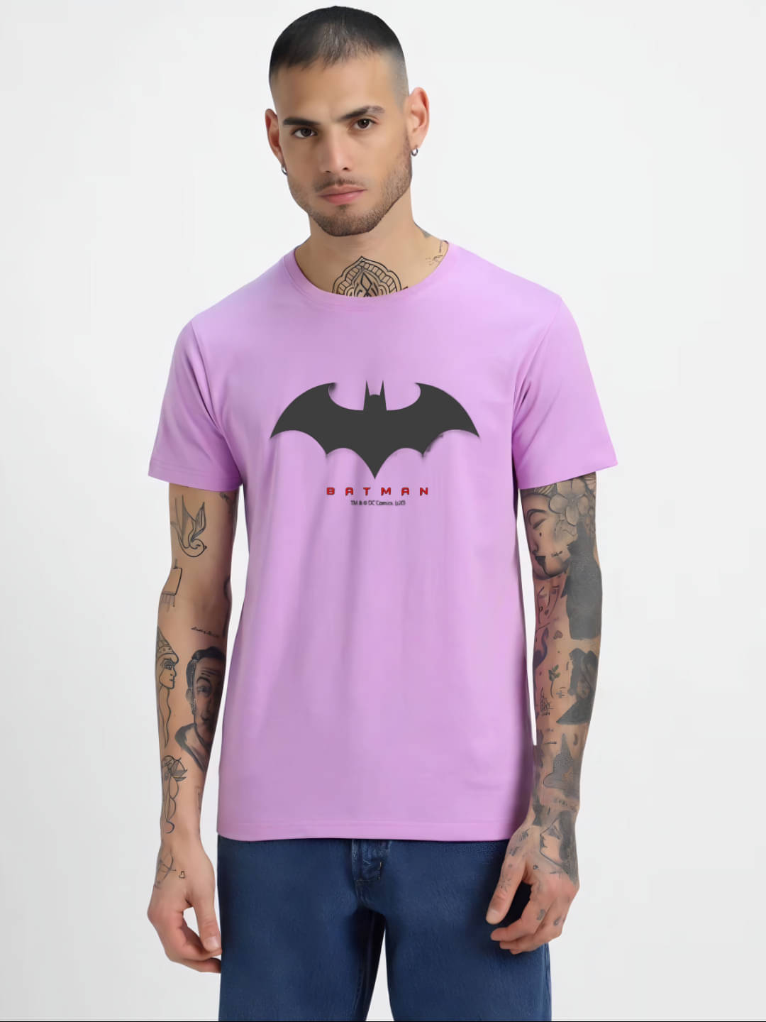 hesha Men Cotton Regular Fit Printed T-Shirt ( Purple ) hesha Men Cotton Regular Fit Printed T-Shirt ( Purple )