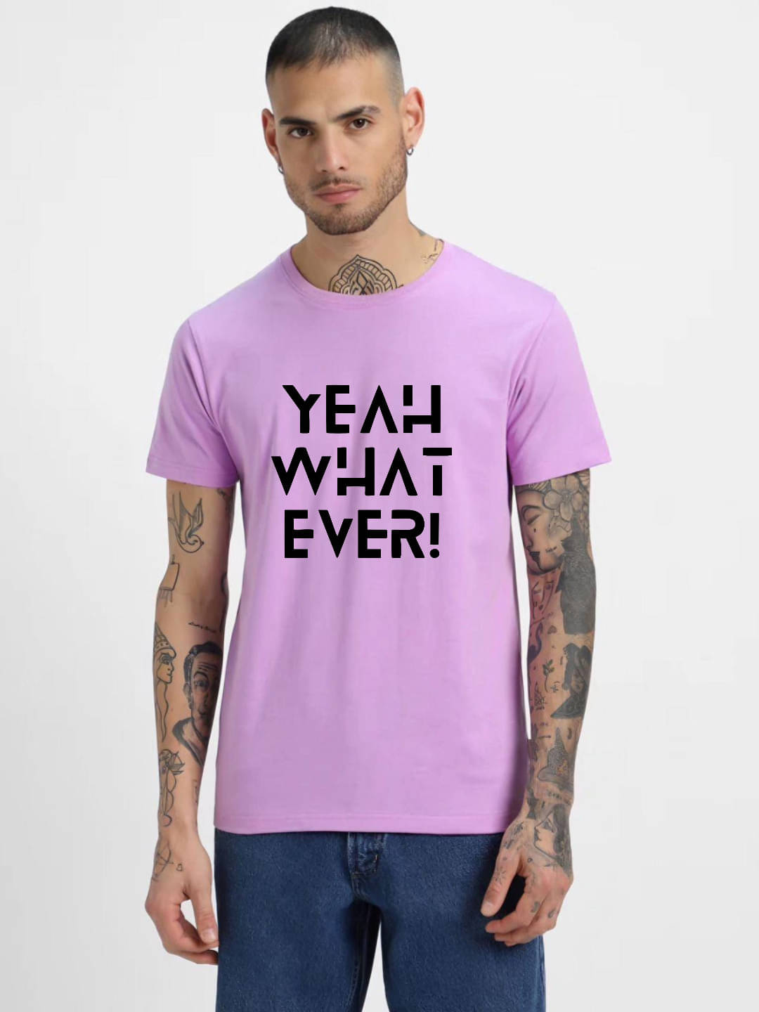 hesha Men Cotton Regular Fit Printed T-Shirt ( Purple ) hesha Men Cotton Regular Fit Printed T-Shirt ( Purple )