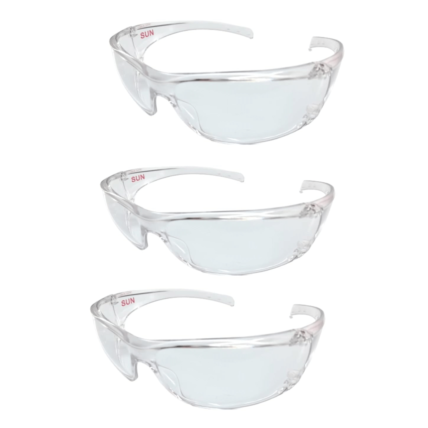 AKSMIT UV Protected Transparent Riding Goggles ( Pack of 3 ) AKSMIT UV Protected Transparent Riding Goggles ( Pack of 3 )