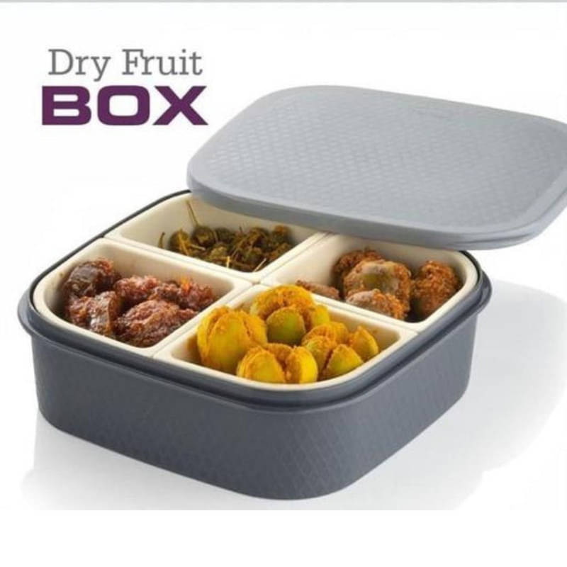     			BLUST & FAMME Plastic Grey Multi-Purpose Container ( Set of 1 )