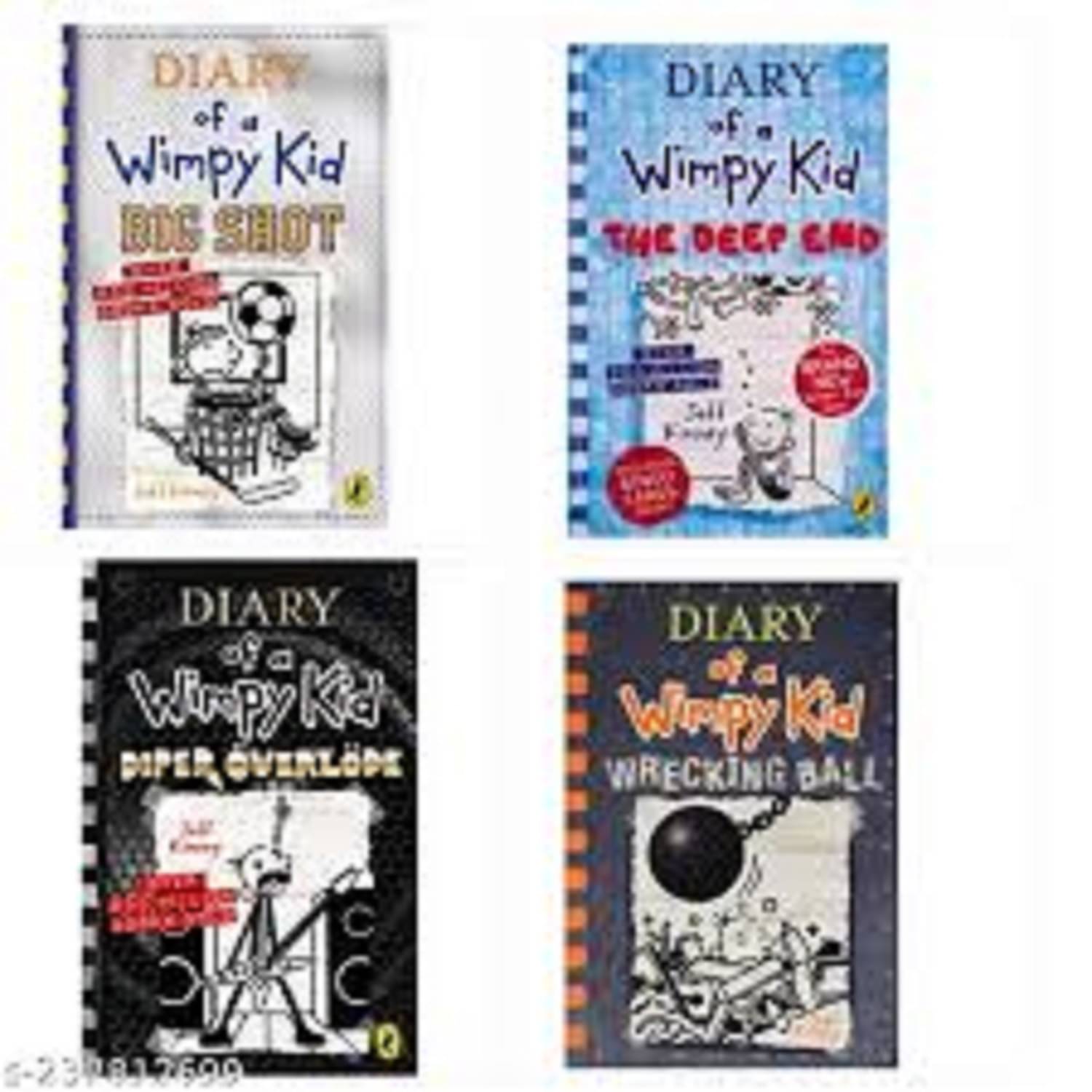 ( Combo Of 4 Books ) Diary of a Wimpy Kid Wrecking Ball & Diper Overlode & The Deep End & Big Shot Paperback 30 September 2021 ( Combo Of 4 Books ) Diary of a Wimpy Kid Wrecking Ball & Diper Overlode & The Deep End & Big Shot Paperback 30 September 2021