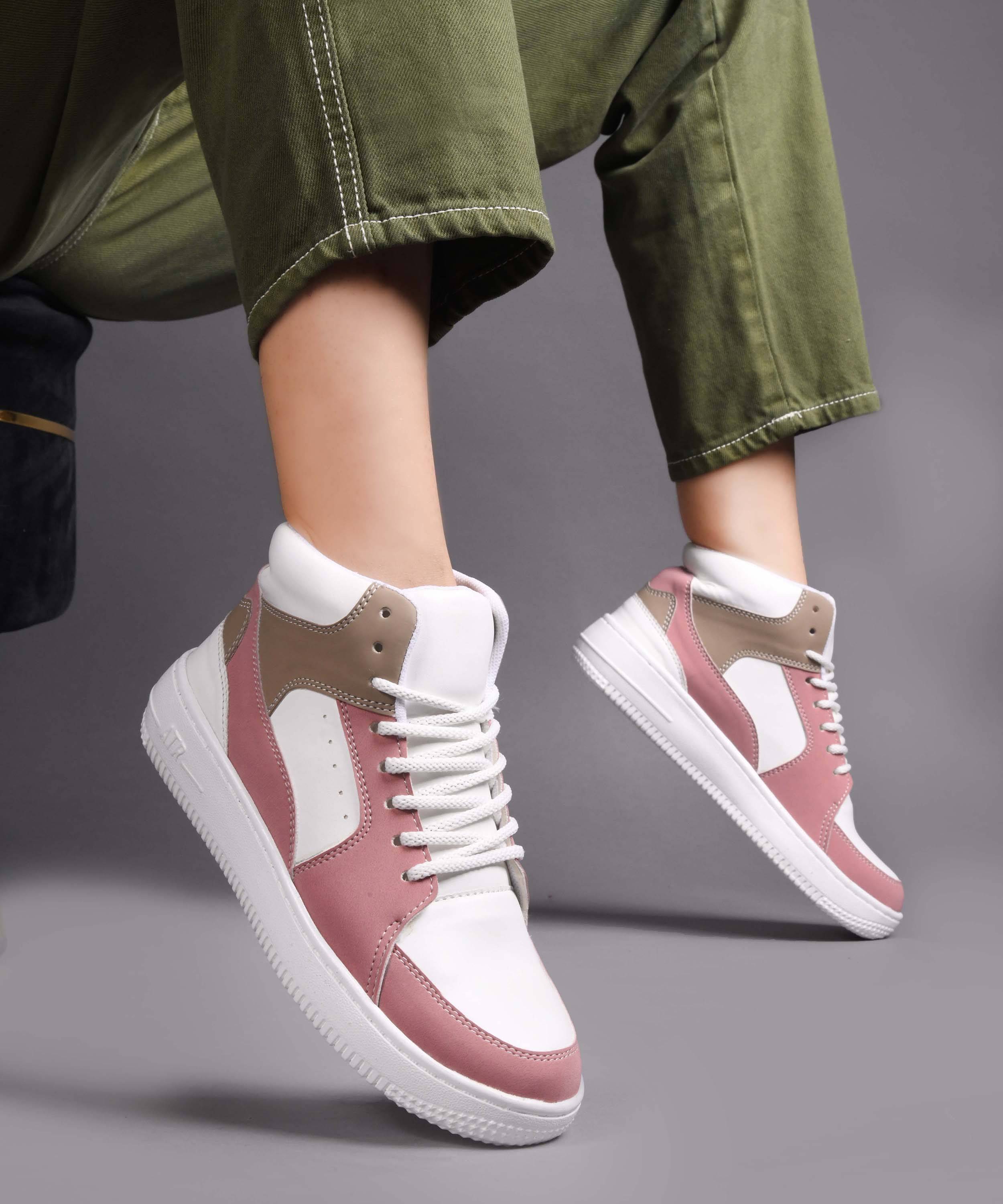     			JM Looks Peach Women's Sneakers