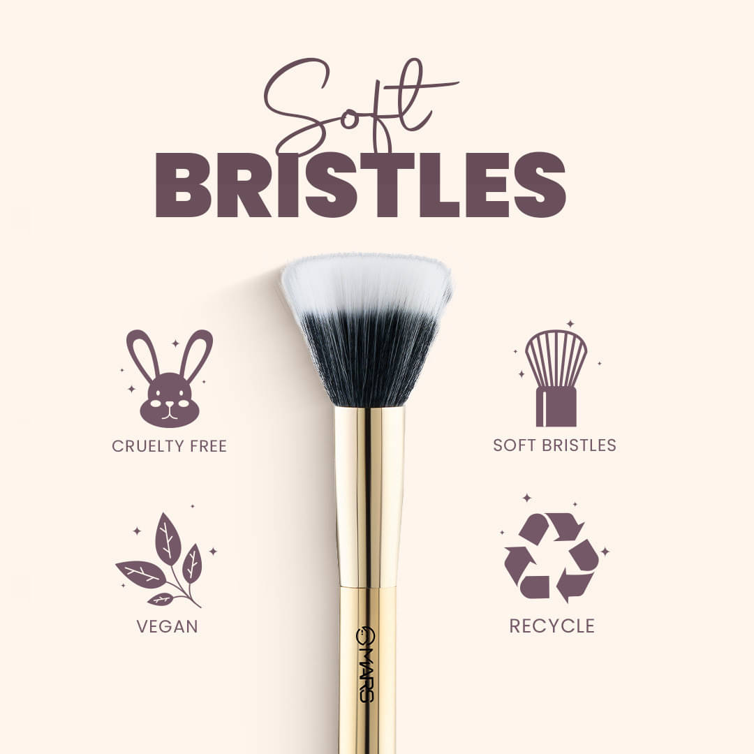     			MARS Artist's Professional Stippling Brush For Makeup | Feather Soft Touch (Pack of 1)