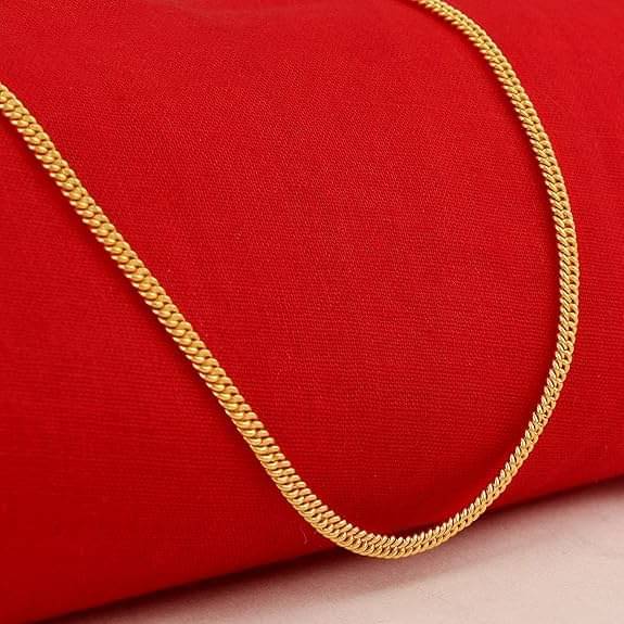 Opus Gems Gold Plated Chain ( Set of 1 ) Opus Gems Gold Plated Chain ( Set of 1 )