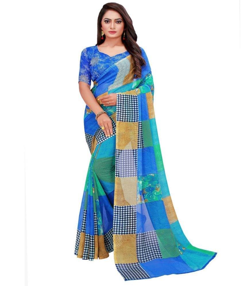     			Samai Cotton Silk Colorblock Saree With Unstitched Blouse Piece ( Multicolor 2 )