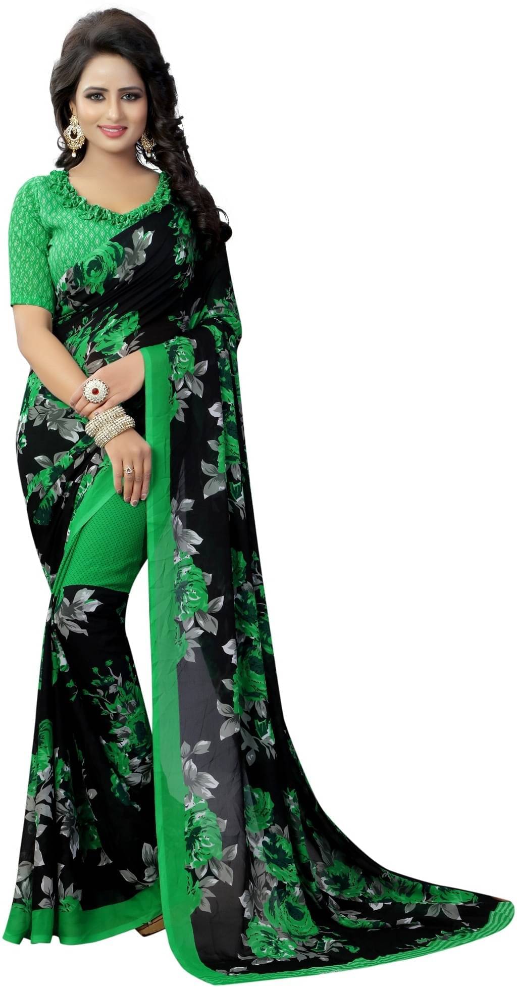     			Samai Cotton Silk Woven Saree With Unstitched Blouse Piece ( Green )