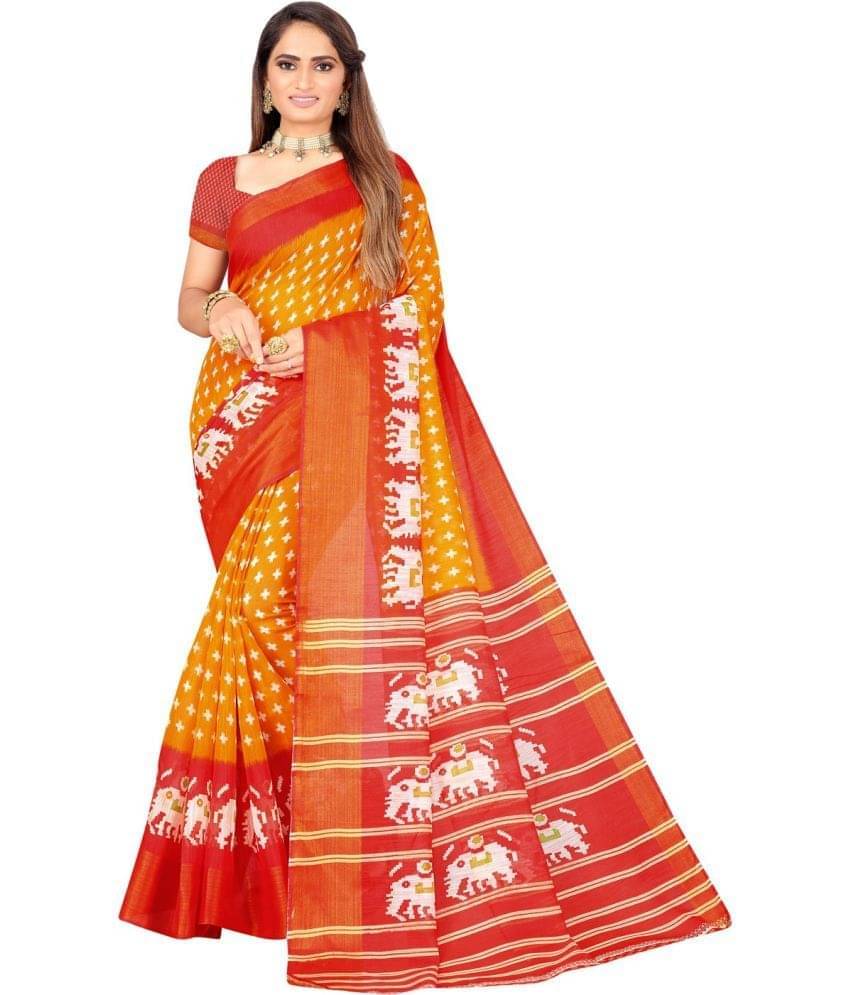 Samai Net Cut Outs Saree With Unstitched Blouse Piece ( Multicolor ) Samai Net Cut Outs Saree With Unstitched Blouse Piece ( Multicolor )