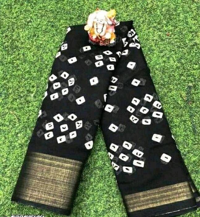 Suntex Net Cut Outs Saree With Unstitched Blouse Piece ( Black ) Suntex Net Cut Outs Saree With Unstitched Blouse Piece ( Black )