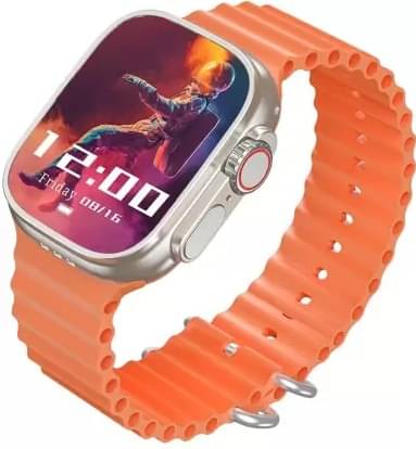     			T800 Ultra Smart Watch with Beautiful Strap, Bluetooth Calling Smart Watch, 1.99" Touch Display with Fitness & Outdoor, Health & Medical Tracker, 8 Unique UI Interactions (Orange)