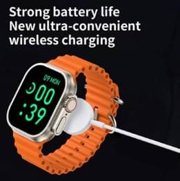 T800 Ultra Smart Watch with Beautiful Strap, Bluetooth Calling Smart Watch, 1.99" Touch Display with Fitness & Outdoor, Health & Medical Tracker, 8 Unique UI Interactions (Orange) T800 Ultra Smart Watch with Beautiful Strap, Bluetooth Calling Smart Watch, 1.99" Touch Display with Fitness & Outdoor, Health & Medical Tracker, 8 Unique UI Interactions (Orange)