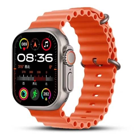 T800 Ultra Smart Watch with Beautiful Strap, Bluetooth Calling Smart Watch, 1.99" Touch Display with Fitness & Outdoor, Health & Medical Tracker, 8 Unique UI Interactions (Orange) T800 Ultra Smart Watch with Beautiful Strap, Bluetooth Calling Smart Watch, 1.99" Touch Display with Fitness & Outdoor, Health & Medical Tracker, 8 Unique UI Interactions (Orange)