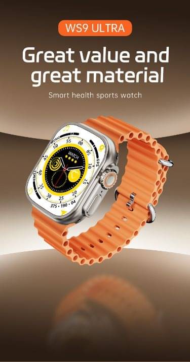     			T800 Ultra Smart Watch with Beautiful Strap, Bluetooth Calling Smart Watch, 1.99" Touch Display with Fitness & Outdoor, Health & Medical Tracker, 8 Unique UI Interactions (Orange)