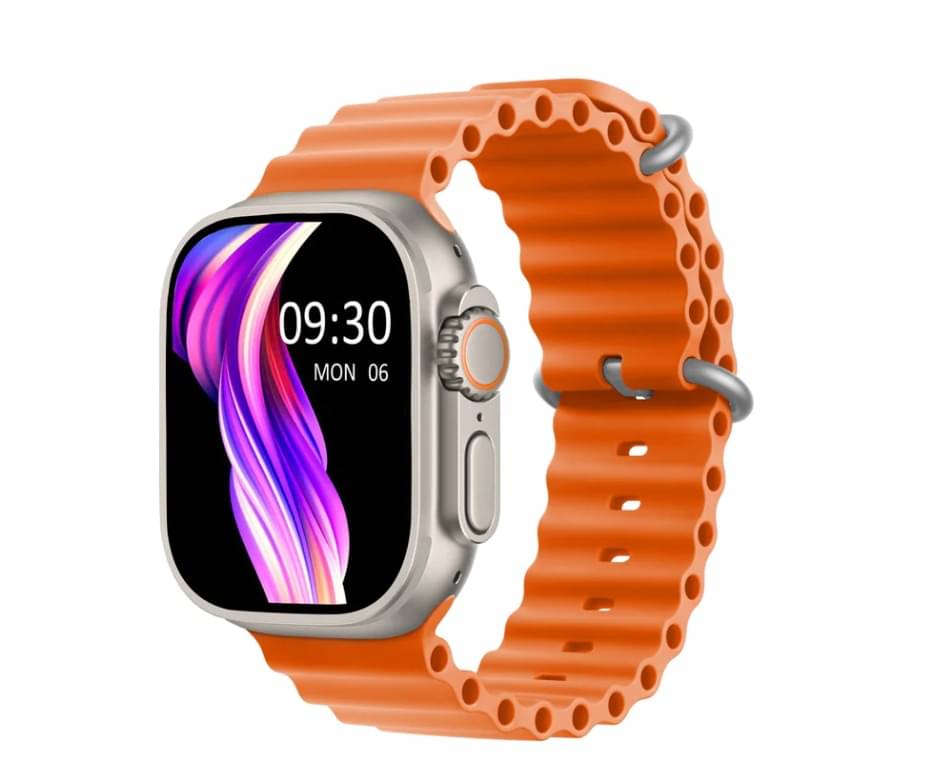    			T800 Ultra Smart Watch with Beautiful Strap, Bluetooth Calling Smart Watch, 1.99" Touch Display with Fitness & Outdoor, Health & Medical Tracker, 8 Unique UI Interactions (Orange)