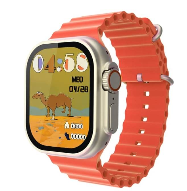 T800 Ultra Smart Watch with Beautiful Strap, Bluetooth Calling Smart Watch, 1.99" Touch Display with Fitness & Outdoor, Health & Medical Tracker, 8 Unique UI Interactions (Orange) T800 Ultra Smart Watch with Beautiful Strap, Bluetooth Calling Smart Watch, 1.99" Touch Display with Fitness & Outdoor, Health & Medical Tracker, 8 Unique UI Interactions (Orange)