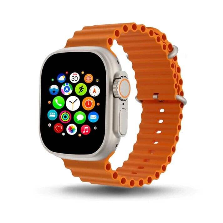 T800 Ultra Smart Watch with Beautiful Strap, Bluetooth Calling Smart Watch, 1.99" Touch Display with Fitness & Outdoor, Health & Medical Tracker, 8 Unique UI Interactions (Orange) T800 Ultra Smart Watch with Beautiful Strap, Bluetooth Calling Smart Watch, 1.99" Touch Display with Fitness & Outdoor, Health & Medical Tracker, 8 Unique UI Interactions (Orange)