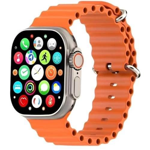     			T800 Ultra Smart Watch with Beautiful Strap, Bluetooth Calling Smart Watch, 1.99" Touch Display with Fitness & Outdoor, Health & Medical Tracker, 8 Unique UI Interactions (Orange)