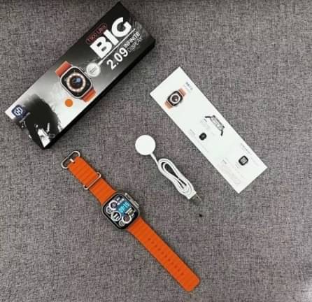     			T800 Ultra Smart Watch with Beautiful Strap, Bluetooth Calling Smart Watch, 1.99" Touch Display with Fitness & Outdoor, Health & Medical Tracker, 8 Unique UI Interactions (Orange)