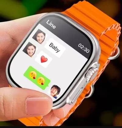 T800 Ultra Smart Watch with Beautiful Strap, Bluetooth Calling Smart Watch, 1.99" Touch Display with Fitness & Outdoor, Health & Medical Tracker, 8 Unique UI Interactions (Orange) T800 Ultra Smart Watch with Beautiful Strap, Bluetooth Calling Smart Watch, 1.99" Touch Display with Fitness & Outdoor, Health & Medical Tracker, 8 Unique UI Interactions (Orange)