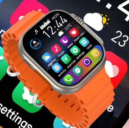 T800 Ultra Smart Watch with Beautiful Strap, Bluetooth Calling Smart Watch, 1.99" Touch Display with Fitness & Outdoor, Health & Medical Tracker, 8 Unique UI Interactions (Orange) T800 Ultra Smart Watch with Beautiful Strap, Bluetooth Calling Smart Watch, 1.99" Touch Display with Fitness & Outdoor, Health & Medical Tracker, 8 Unique UI Interactions (Orange)
