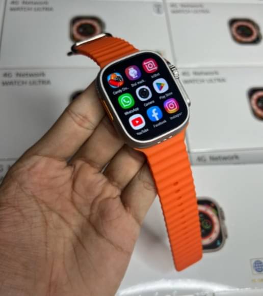 T800 Ultra Smart Watch with Beautiful Strap, Bluetooth Calling Smart Watch, 1.99" Touch Display with Fitness & Outdoor, Health & Medical Tracker, 8 Unique UI Interactions (Orange) T800 Ultra Smart Watch with Beautiful Strap, Bluetooth Calling Smart Watch, 1.99" Touch Display with Fitness & Outdoor, Health & Medical Tracker, 8 Unique UI Interactions (Orange)