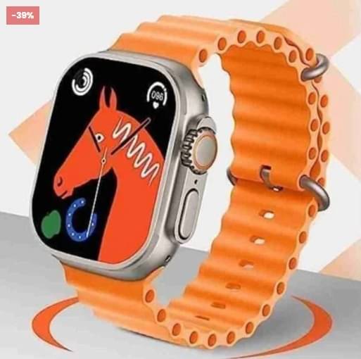 T800 Ultra Smart Watch with Beautiful Strap, Bluetooth Calling Smart Watch, 1.99" Touch Display with Fitness & Outdoor, Health & Medical Tracker, 8 Unique UI Interactions (Orange) T800 Ultra Smart Watch with Beautiful Strap, Bluetooth Calling Smart Watch, 1.99" Touch Display with Fitness & Outdoor, Health & Medical Tracker, 8 Unique UI Interactions (Orange)