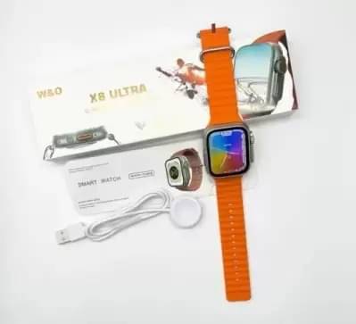     			T800 Ultra Smart Watch with Beautiful Strap, Bluetooth Calling Smart Watch, 1.99" Touch Display with Fitness & Outdoor, Health & Medical Tracker, 8 Unique UI Interactions (Orange)