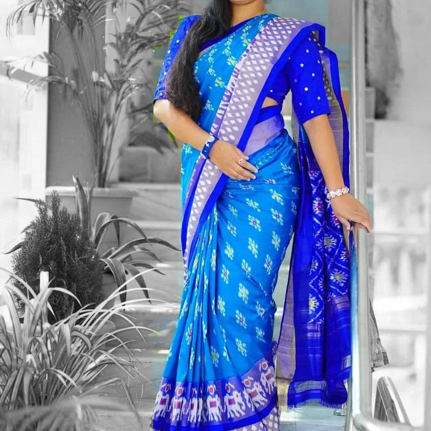 Today Deal Cotton Silk Applique Saree With Unstitched Blouse Piece ( Green ) Today Deal Cotton Silk Applique Saree With Unstitched Blouse Piece ( Green )
