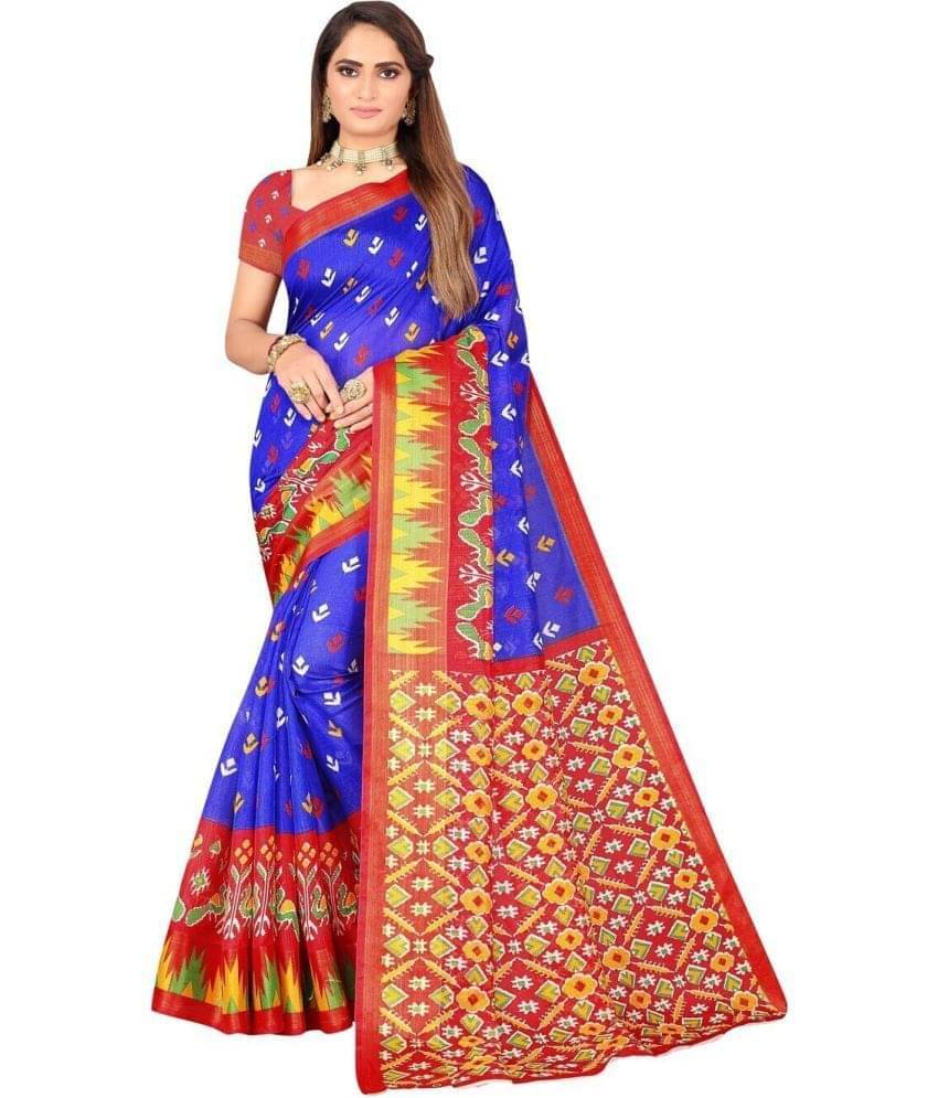     			Today Deal Cotton Silk Applique Saree With Unstitched Blouse Piece ( Green )