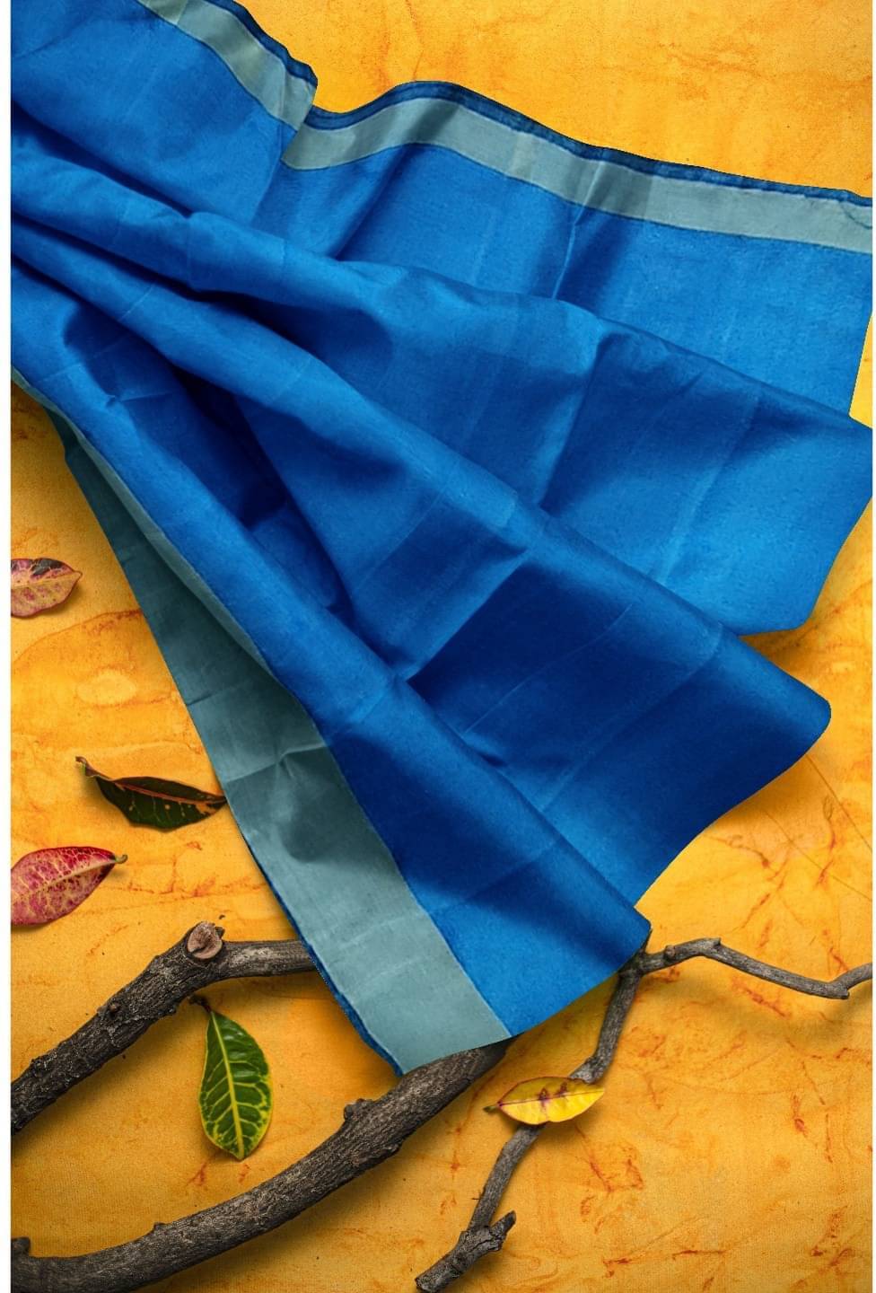 Today Deal Cotton Silk Printed Saree With Unstitched Blouse Piece ( Blue ) Today Deal Cotton Silk Printed Saree With Unstitched Blouse Piece ( Blue )