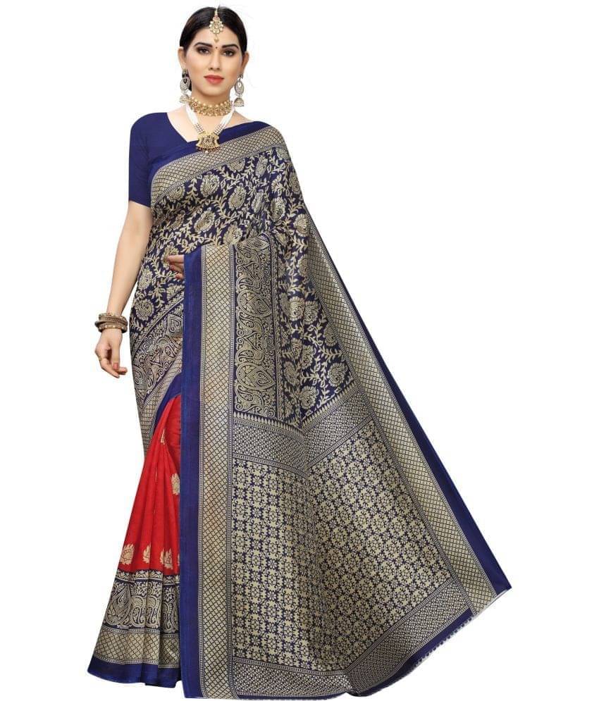 Today Deal Net Cut Outs Saree With Unstitched Blouse Piece ( Red ) Today Deal Net Cut Outs Saree With Unstitched Blouse Piece ( Red )
