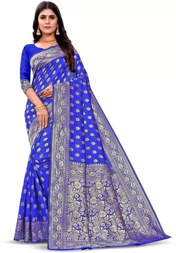 Today Deal Silk Embellished Saree With Unstitched Blouse Piece ( LightBLue ) Today Deal Silk Embellished Saree With Unstitched Blouse Piece ( LightBLue )
