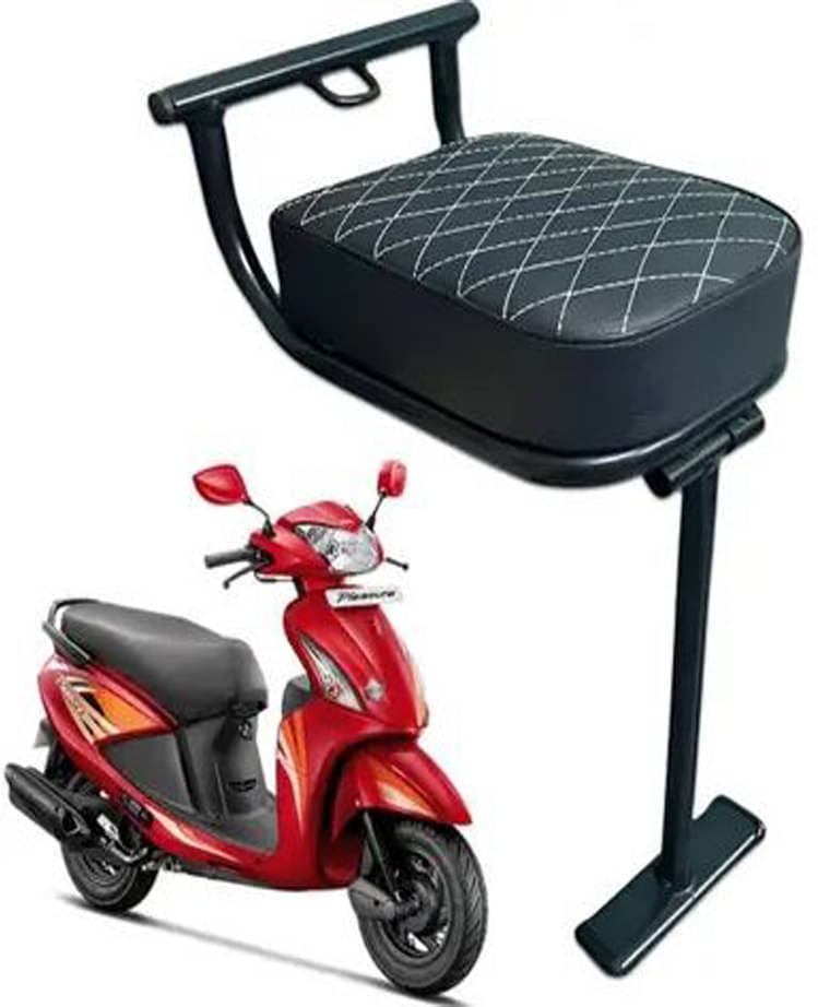 Universal Folding Baby Seat For Scooty Single Bike Seat pack of 1 Universal Folding Baby Seat For Scooty Single Bike Seat pack of 1