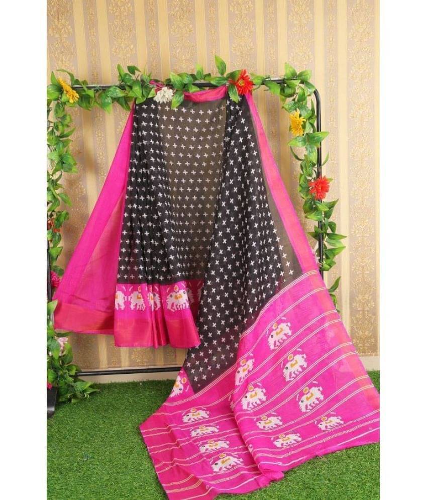 Vkaran Cotton Silk Applique Saree With Unstitched Blouse Piece ( Blue ) Vkaran Cotton Silk Applique Saree With Unstitched Blouse Piece ( Blue )