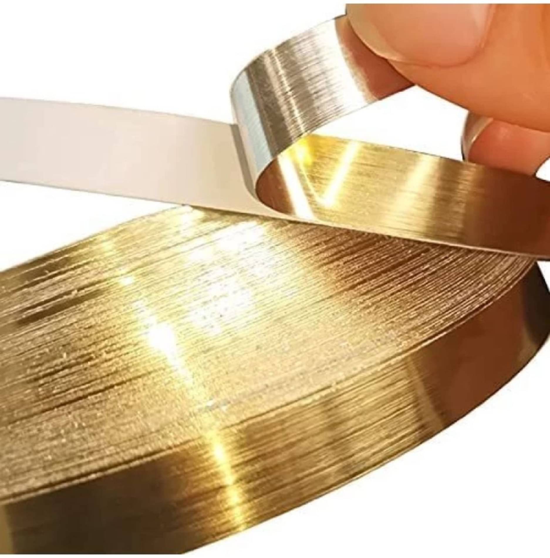 WRUNJI Gold Single Sided Decorative Tape ( Pack of 1 ) WRUNJI Gold Single Sided Decorative Tape ( Pack of 1 )