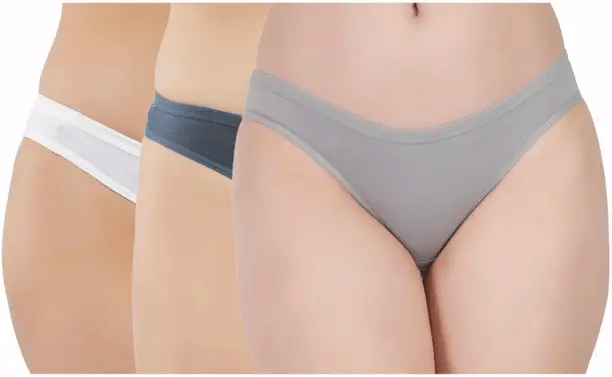 Bebron Pack of 3 Cotton Lycra Thongs For Women ( Multicolor10 ) Bebron Pack of 3 Cotton Lycra Thongs For Women ( Multicolor10 )