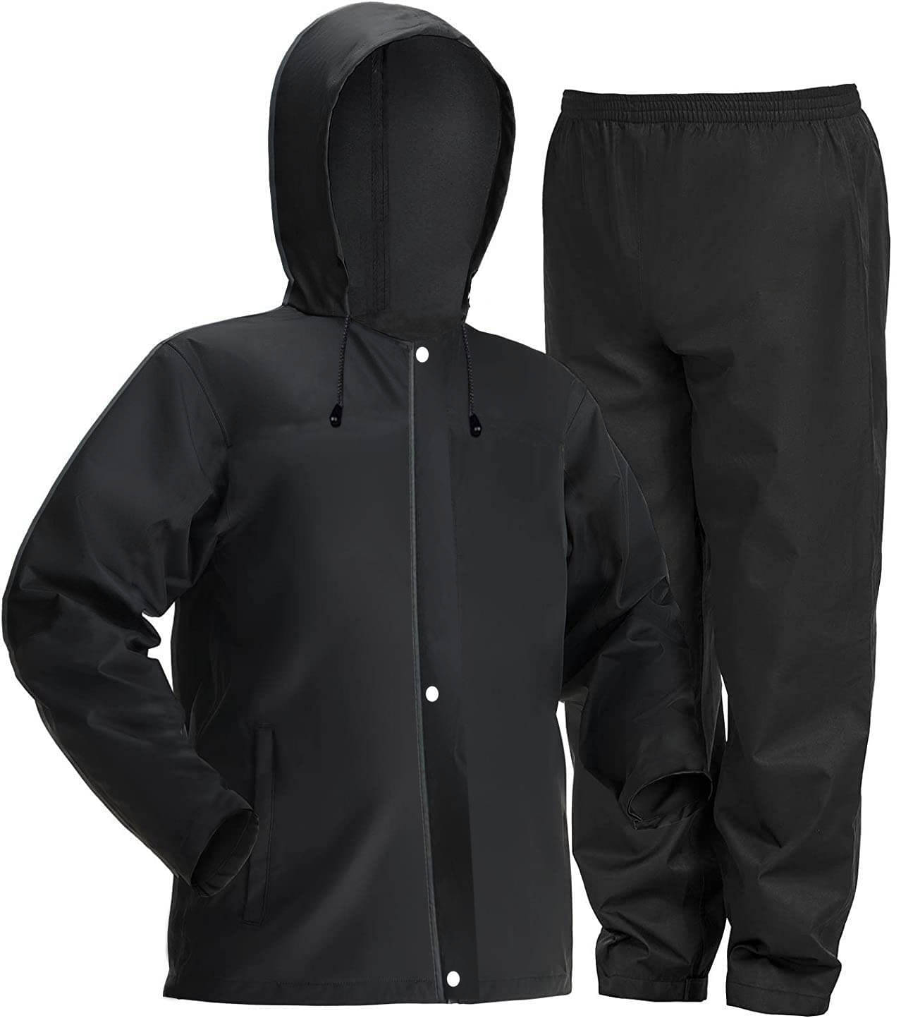     			CAMISON Black Polyester Men's Raincoat ( Pack of 1 )