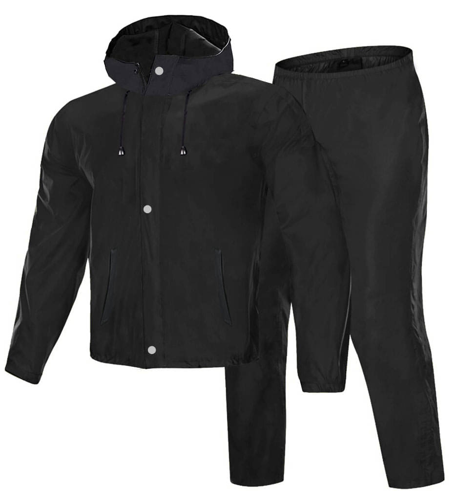     			CAMISON Black Polyester Men's Raincoat ( Pack of 1 )