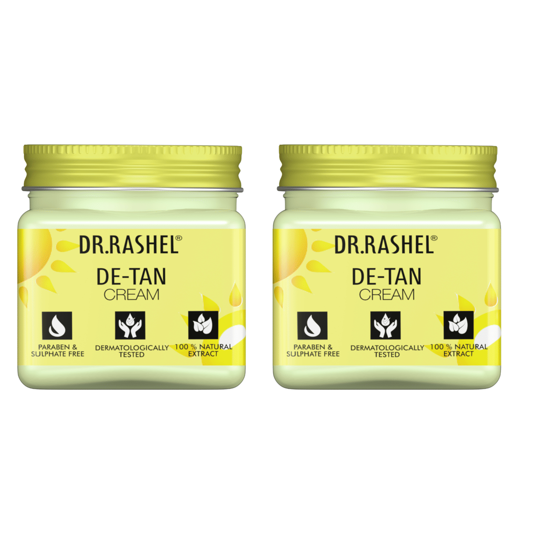     			Dr.Rashel De-Tan Cream,Moisturizes And Helps Reduce Tan,For All Skin Type,45 Ml (Pack of 2)