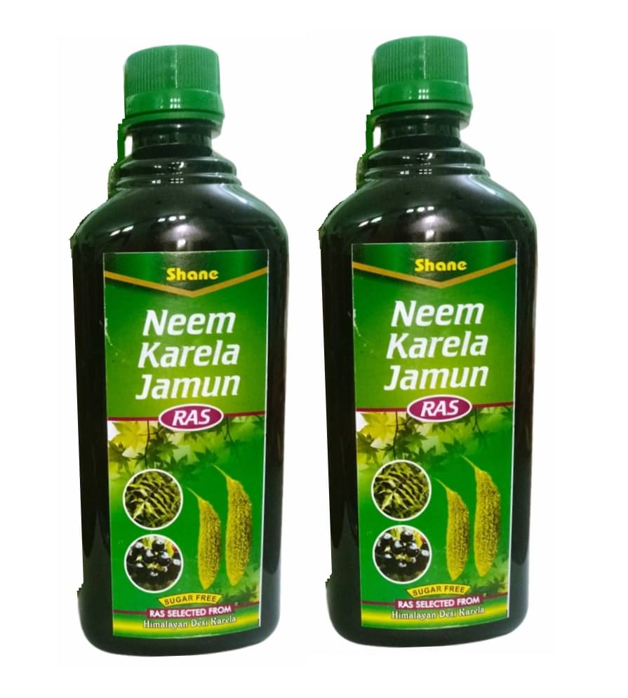     			G&G PHARMACY Shane Neem Karela Jamun Ras 500Ml Liquid 500 ml Pack Of 2