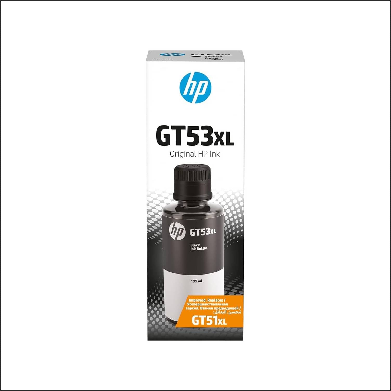HP GT53XL Black Ink (135ml) Original Ink Bottle HP GT53XL Black Ink (135ml) Original Ink Bottle